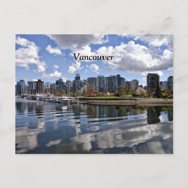 A Beautiful Day in Vancouver, BC Postcard (Front)