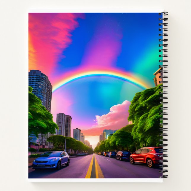 a beautiful day notebook (Back)