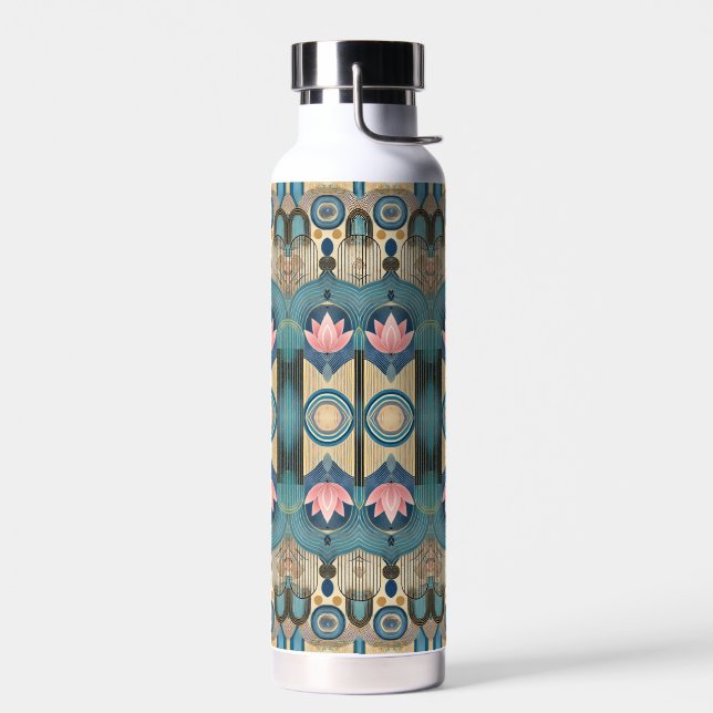 A beautiful design with customisation water bottle (Left)