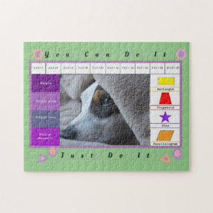 A Beautiful Funny dog Educational Jigsaw Puzzle