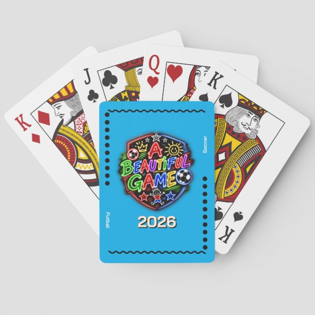 A Beautiful Game Kids Playing Cards (Back)