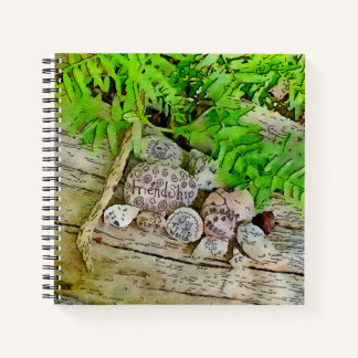 A beautiful journal with nature and affirming mess