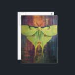 A Beautiful Luna Moth Postcard<br><div class="desc">A colorful luna moth fantasy painting AI generated art</div>