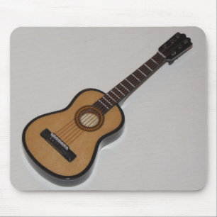A Beautiful Miniature Acoustic Guitar Mouse Pad