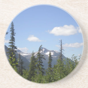 A Beautiful Mountain Scene Beverage Coaster