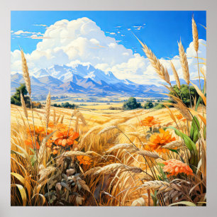 A Beautiful On The Prairie Poster