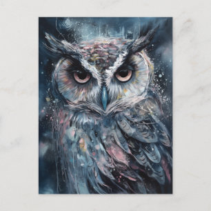 A beautiful owl postcard
