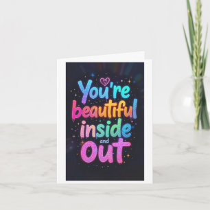 A beautiful quote ideal to give to anyone  card