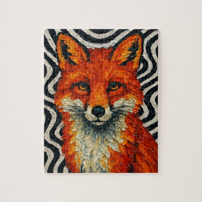 A beautiful red fox  jigsaw puzzle (Vertical)
