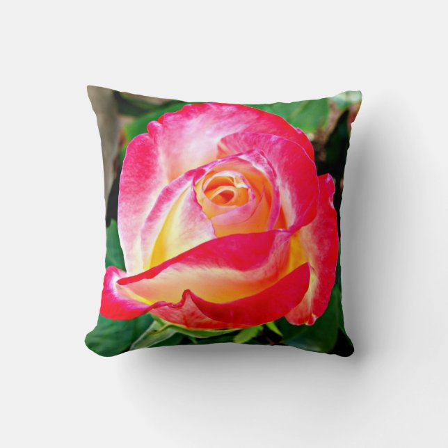 A Beautiful Rose Pillow (Front)