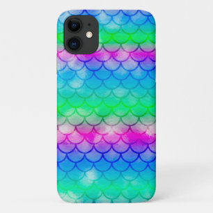 A beautiful spectrum of mermaid colours iPad air c Case-Mate iPhone Case