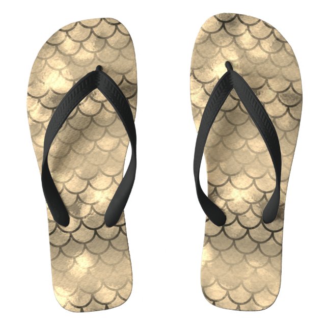 A beautiful spectrum of mermaid colours jandals (Footbed)