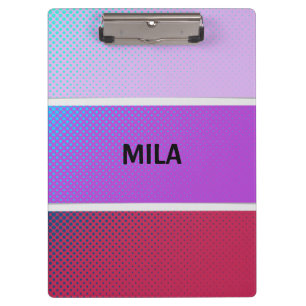 A beautiful spectrum of purple colours clipboard