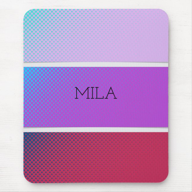 A beautiful spectrum of purple colours mouse pad (Front)