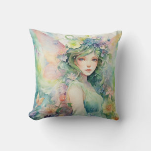A Beautiful Spring Fairy Cushion
