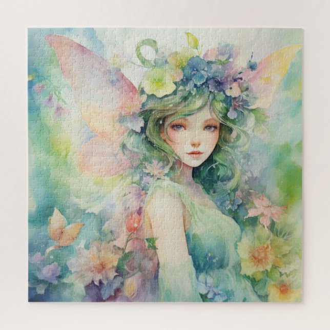 A Beautiful Spring Fairy Jigsaw Puzzle (Vertical)