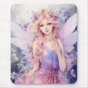A Beautiful Spring Fairy Mouse Pad
