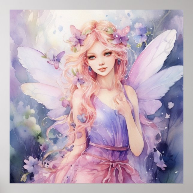 A Beautiful Spring Fairy Poster (Front)