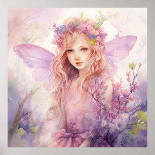 A Beautiful Spring Fairy Poster