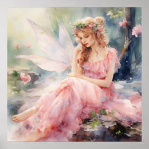 A Beautiful Spring Fairy Poster