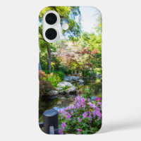 a beautiful spring landscape in the garden
