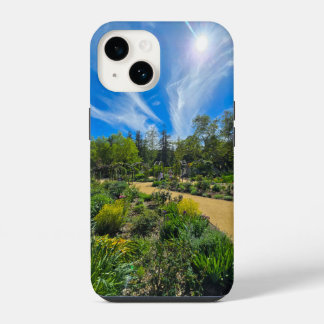 a beautiful spring landscape in the garden iPhone 14 case