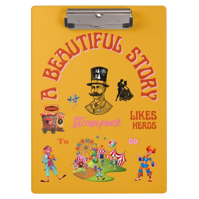 A BEAUTIFUL STORY CLIPBOARD (Front)