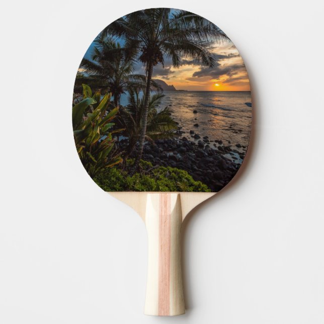 A beautiful sunset 2 ping pong paddle (Front)