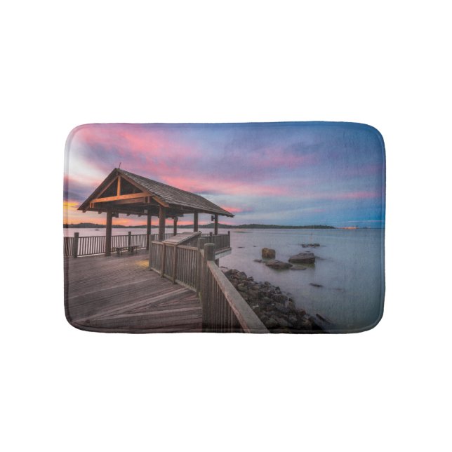 A Beautiful Sunset Bath Mat (Front)