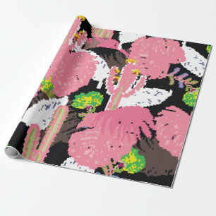 A Beautiful sweet pastel colour tropical night pat Wrapping Paper