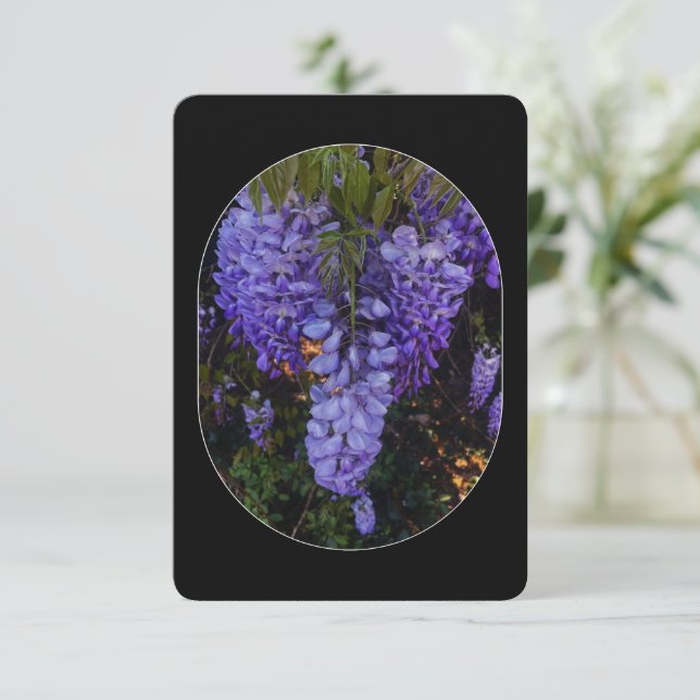 a beautiful touch of nature  RSVP card (Standing Front)
