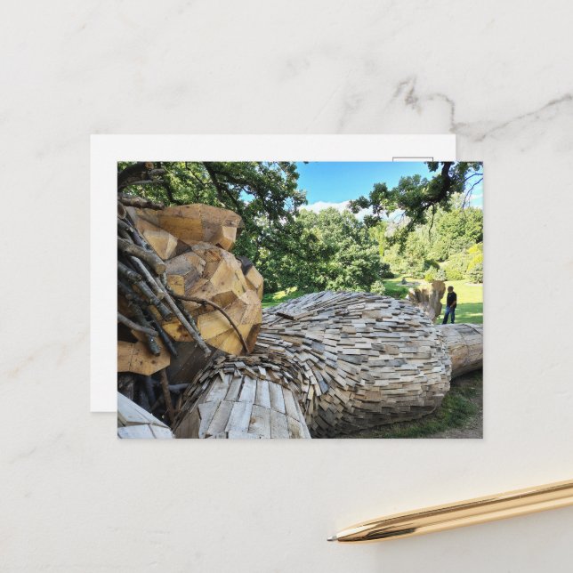 A Beautiful Troll Asleep Postcard (Front/Back In Situ)