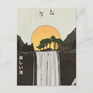 A Beautiful Waterfall Postcard