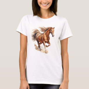 A beautiful wild horse running T-Shirt
