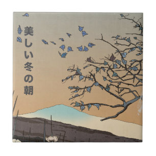 A Beautiful Winter Landscape Tile