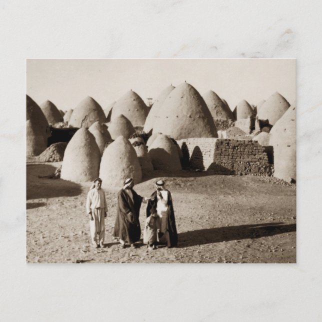 A beehive village beyond Aleppo in Syria Postcard (Front)