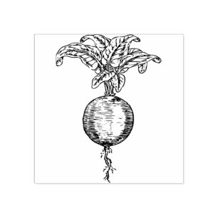 A BEET TO EAT RUBBER STAMP