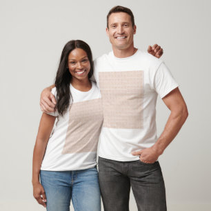 a beige and white wallpaper with a pattern T-Shirt