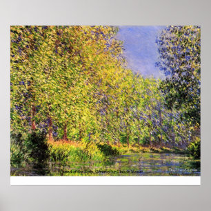 A bend of the Epte, Giverny by Claude Monet Poster
