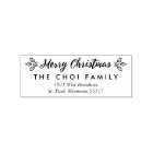 A Berry Merry Christmas Return Address Stamp