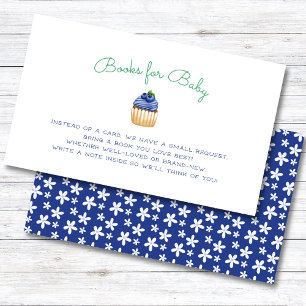 A Berry Sweet Baby Shower Blueberry Books for Baby Enclosure Card