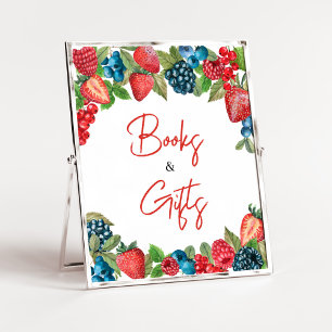 A Berry Sweet Baby Shower Books and Gifts Poster