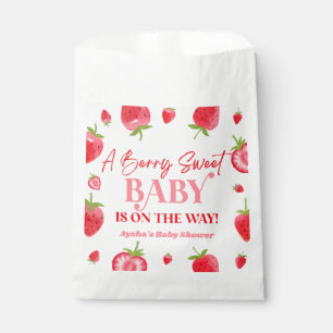 A Berry Sweet Baby Strawberry Baby Shower Favour Bags