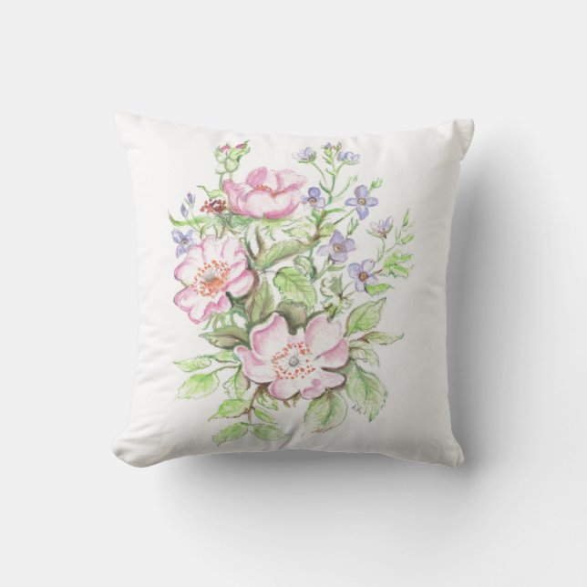 A Better World design on a throw pillow (Front)