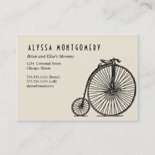 a bicycle made for two:  art deco mummy card
