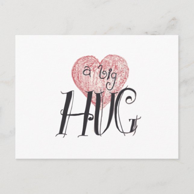 A Big Hug Postcard (Front)