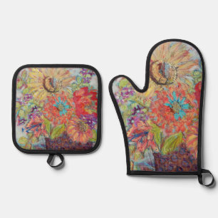 A Big Life by Lydia's Art Sangria Oven Mitt & Pot Holder Set