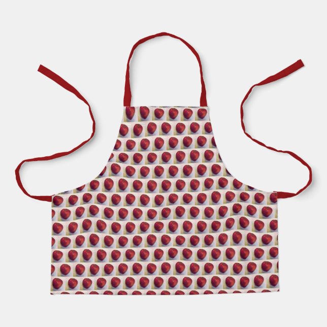 A Big Red Apple Apron (Front)