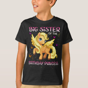 a big sister of the birthday Princess unicorn T-Shirt