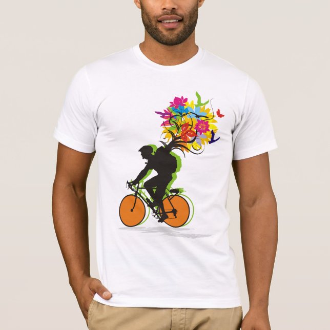 A bikers pack of nature T-Shirt (Front)